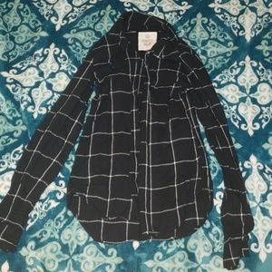 Black and white flannel